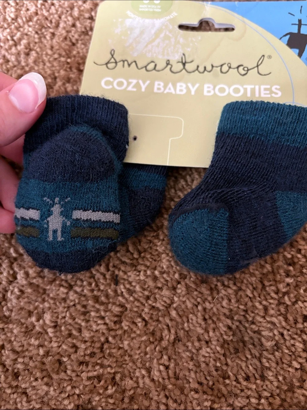 NWT Smartwool Baby Booties Set 0-6 months